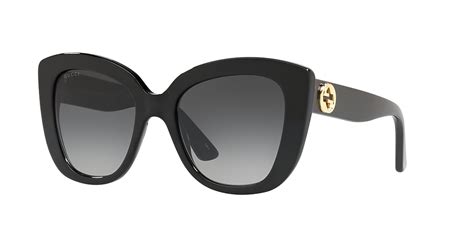 Gucci GG0327S 52 Grey Gradient & Shiny Black .